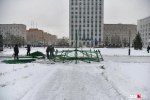 До Нового года почти 2 месяца: в Архангельске устанавливают городскую ёлку