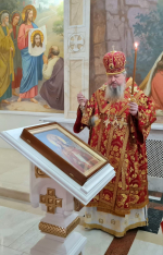 Митрополит Корнилий совершил всенощное бдение в канун праздника святой великомученицы Варвары