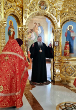 Митрополит Корнилий совершил всенощное бдение в канун праздника святой великомученицы Варвары