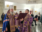 Митрополит Корнилий совершил заупокойное богослужение в канун четвертой великопостной субботы