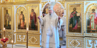 Митрополит Корнилий совершил Божественную литургию в Лазареву субботу - Архангельская епархия