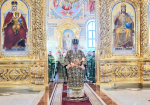 Митрополит Корнилий в Вербное воскресенье совершил Божественную литургию в Архангельске