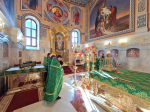 Митрополит Корнилий в Вербное воскресенье совершил Божественную литургию в Архангельске