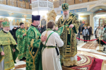 Митрополит Корнилий в Вербное воскресенье совершил Божественную литургию в Архангельске