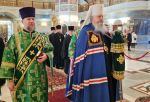 Митрополит Корнилий в Вербное воскресенье совершил Божественную литургию в Архангельске