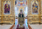 Митрополит Корнилий в Вербное воскресенье совершил Божественную литургию в Архангельске