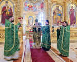 Митрополит Корнилий в Вербное воскресенье совершил Божественную литургию в Архангельске
