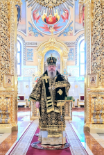 Митрополит Корнилий в Вербное воскресенье совершил Божественную литургию в Архангельске