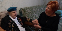 Надежда Виноградова поздравила ветерана Великой Отечественной войны Юрия Будиева - ИА Двина-Информ