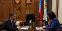 Состоялась встреча Александра Цыбульского и Елены Дыбовой - ГТРК Поморье