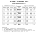 Расписание на лето 2025 года | Источник: arpnet.ru