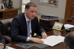 В Архангельске прошла рабочая встреча Александра Цыбульского и Евгения Балицкого