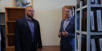 Участник программы «Защитники. Под крылом Архангела» Евгений Лучинский проходит стажировку в региональном минимущества - Пресс-центр Правительства