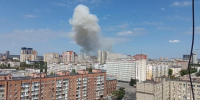 Место взрыва в Ростове видно издалека  | Источник: Сергей Деркачев / 161.RU - 29.Ru
