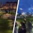 Красноярцы с криками разбежались от салюта | Источник: Наш мкр.Солнечный / Telegram - 29.Ru