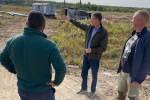 В Плесецке продолжается капитальный ремонт сетей водоотведения