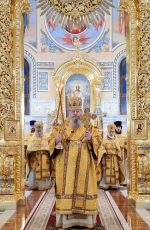 Митрополит Корнилий 16 ноября совершил Божественную литургию в кафедральном соборном храме Архистратига Божия Михаила