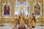 Митрополит Корнилий 16 ноября совершил Божественную литургию в кафедральном соборном храме Архистратига Божия Михаила