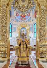 Митрополит Корнилий 16 ноября совершил Божественную литургию в кафедральном соборном храме Архистратига Божия Михаила