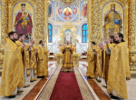 Митрополит Корнилий 16 ноября совершил Божественную литургию в кафедральном соборном храме Архистратига Божия Михаила