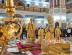 Митрополит Корнилий 16 ноября совершил Божественную литургию в кафедральном соборном храме Архистратига Божия Михаила