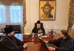 Митрополит Корнилий возглавил совещание по вопросам художественного оформления Михаило-Архангельского собора