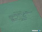 Подписывал не Ваня, а учительница  | Источник: Никита Шайхутдинов / NGS24.RU