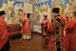 Митрополит Корнилий совершил всенощное бдение в канун праздника святой великомученицы Варвары