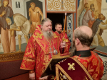Митрополит Корнилий совершил всенощное бдение в канун праздника святой великомученицы Варвары