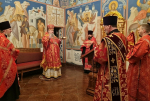 Митрополит Корнилий совершил всенощное бдение в канун праздника святой великомученицы Варвары