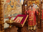 Митрополит Корнилий совершил Божественную литургию в праздник святой великомученицы Варвары