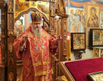 Митрополит Корнилий совершил Божественную литургию в праздник святой великомученицы Варвары