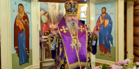 Митрополит Корнилий 7 марта совершил Литургию в архангельском храме праведной Матроны Московской - Архангельская епархия