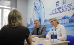 В Архангельске региональная общественная приемная партии «Единая Россия» возобновила работу на набережной Северной Двины, 96