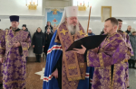 Митрополит Корнилий совершил заупокойное богослужение в канун третьей великопостной субботы