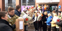 30 тонн гуманитарной помощи отправилось на Донецкое направление в дни празднования «Крымской весны» - ГТРК Поморье