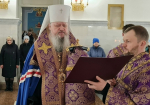 Митрополит Корнилий совершил заупокойное богослужение в канун четвертой великопостной субботы