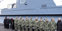 Военные следователи Северного флота организовали для воспитанников центра «ВОИН» экскурсию на  легендарную подводную лодку К-21 - ВСУ СК России по СФ