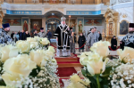 Митрополит Корнилий совершил в Михаило-Архангельском соборе богослужение Страстной пятницы с выносом Плащаницы