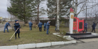 Личный состав ИК-4 вышел на субботник - УФСИН