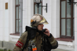В Архангельске сотрудники МЧС России приняли участие в межведомственных пожарно-тактических учениях на объекте Росгвардии