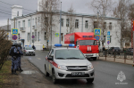 В Архангельске сотрудники МЧС России приняли участие в межведомственных пожарно-тактических учениях на объекте Росгвардии