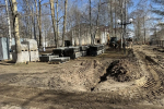В Новодвинске приступили к благоустройству парка за городским культурным центром