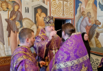 Митрополит Корнилий 4 июня совершил полиелейное богослужение в Архангельске